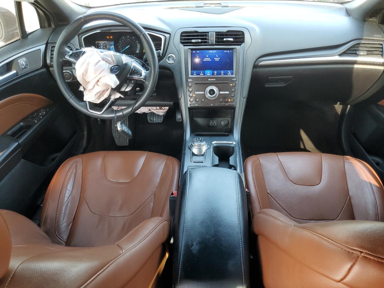 2020 Ford Fusion VIN 3FA6P0D97LR151801 Copart auction photo, front end / mechanical damage thumbnail 8