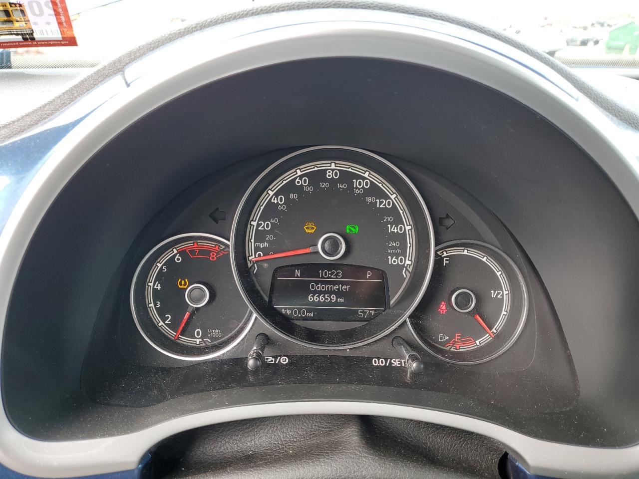 2019 Volkswagen Beetle VIN 3VW5DAAT3KM512034 Copart auction photo, front end / side damage thumbnail 9