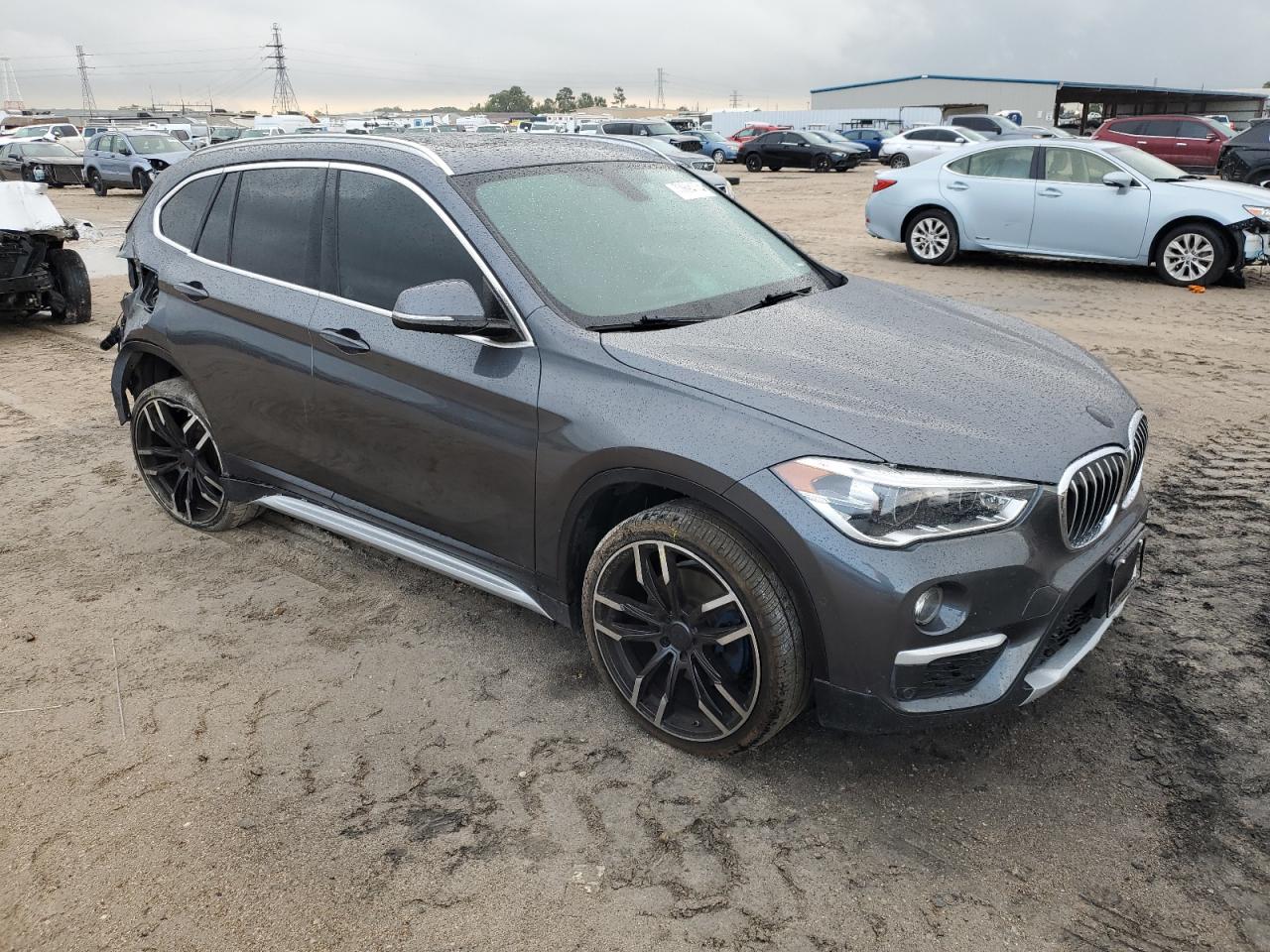 2018 BMW X1 VIN WBXHU7C33J5L07935 Copart auction photo, rear end damage thumbnail 4