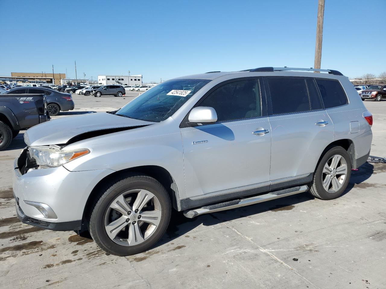 2013 Toyota Highlander VIN 5TDDK3EH9DS216850