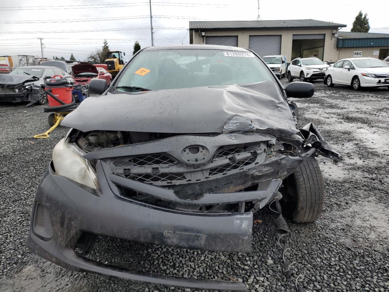 2012 Toyota Corolla VIN 2T1BU4EEXCC807337 Copart auction photo, front end / rear end damage thumbnail 5