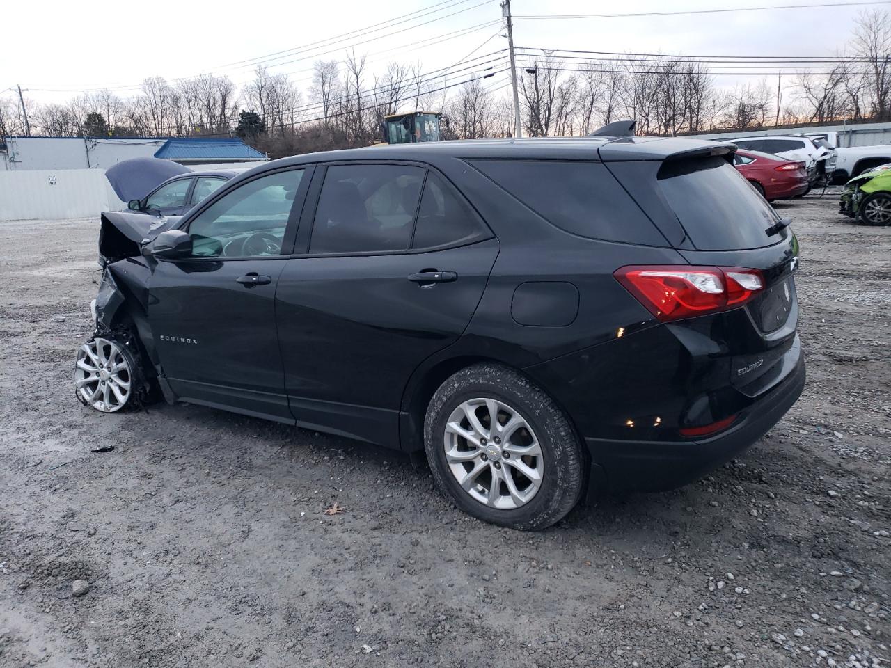 2019 Chevrolet Equinox VIN 2GNAXHEV5K6151372 Copart auction photo, front end / side damage thumbnail 2