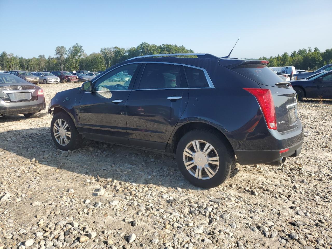 2014 Cadillac SRX VIN 3GYFNEE32ES651572 Copart auction photo, front end / minor dent/scratches damage thumbnail 2