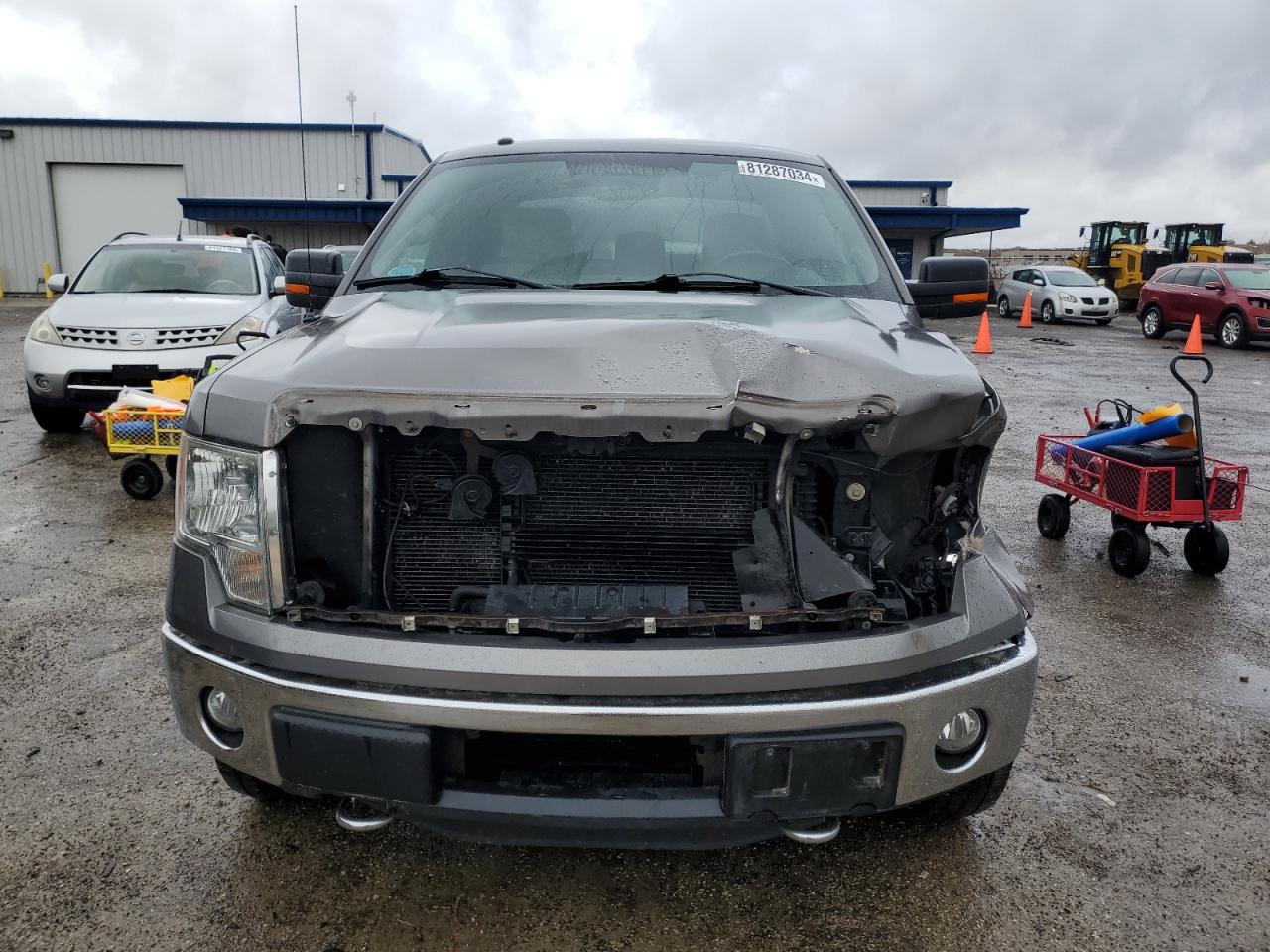 2012 Ford F-150 VIN 1FTFX1ETXCFA84909 Copart auction photo, front end / side damage thumbnail 5