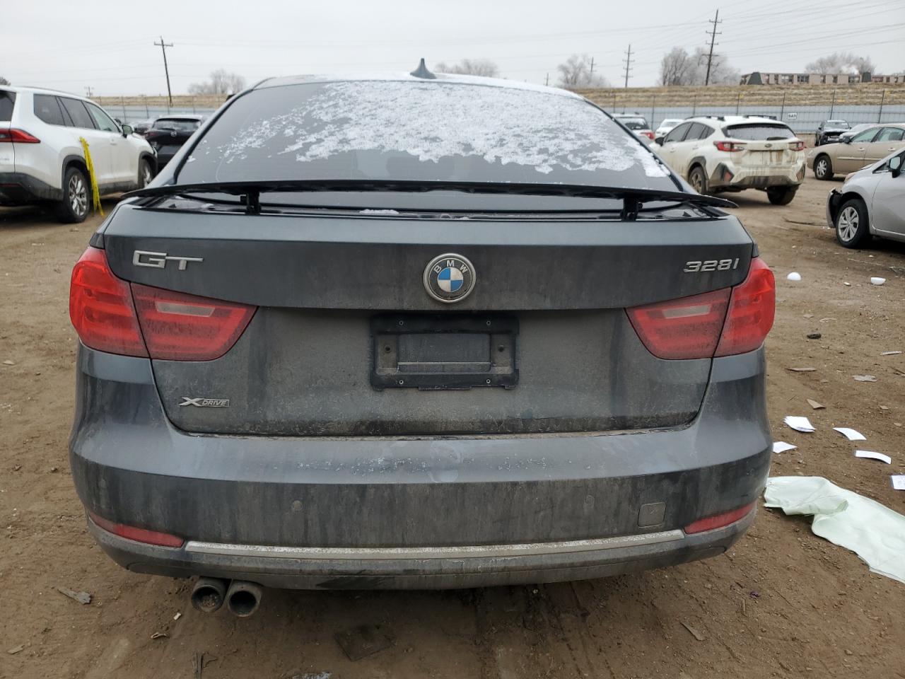 2014 BMW 3er VIN WBA3X5C55ED557139 Copart auction photo, side / front end damage thumbnail 6