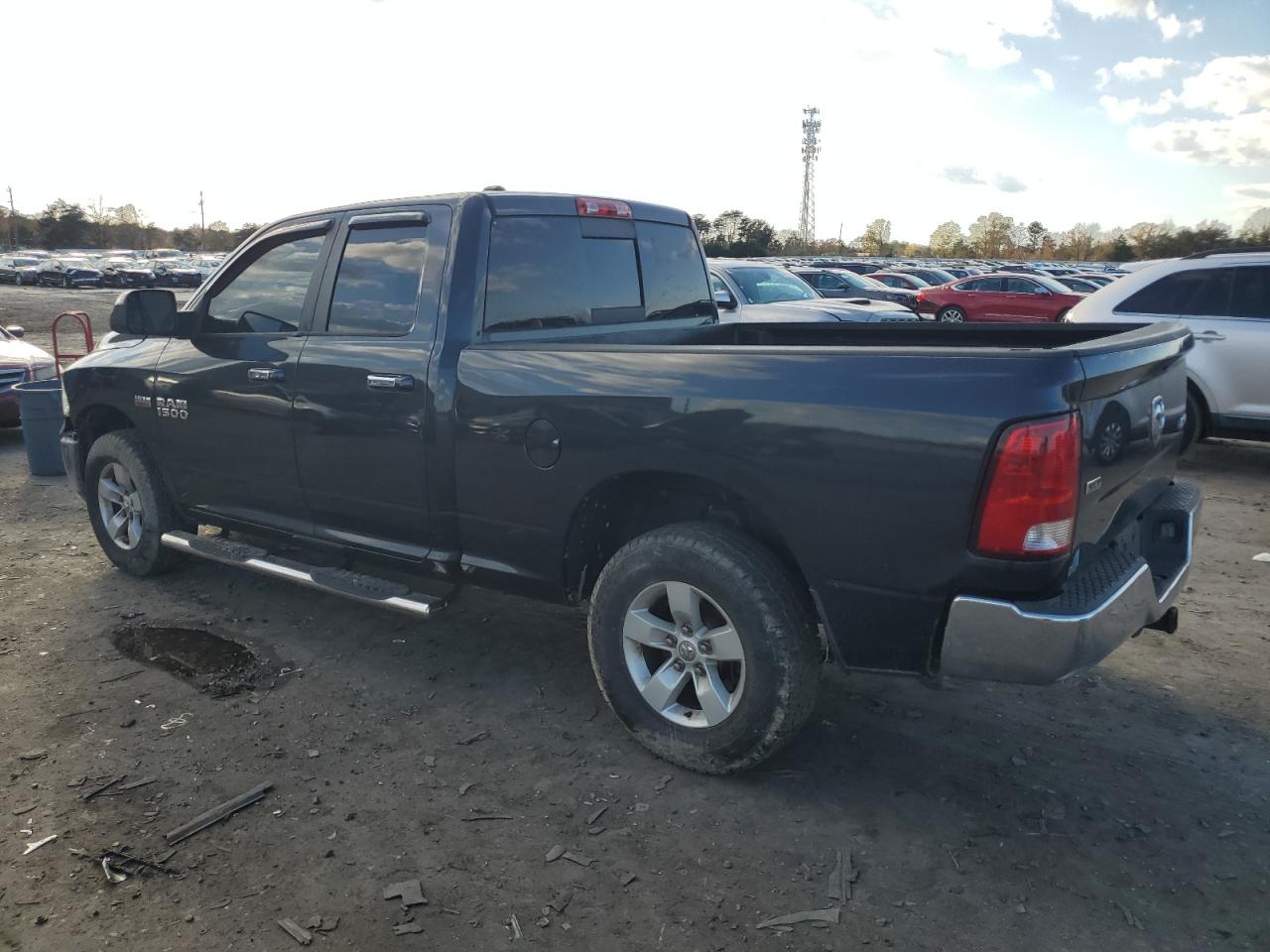 2013 RAM 1500 VIN 1C6RR7GT8DS610414 Copart auction photo, front end / side damage thumbnail 2
