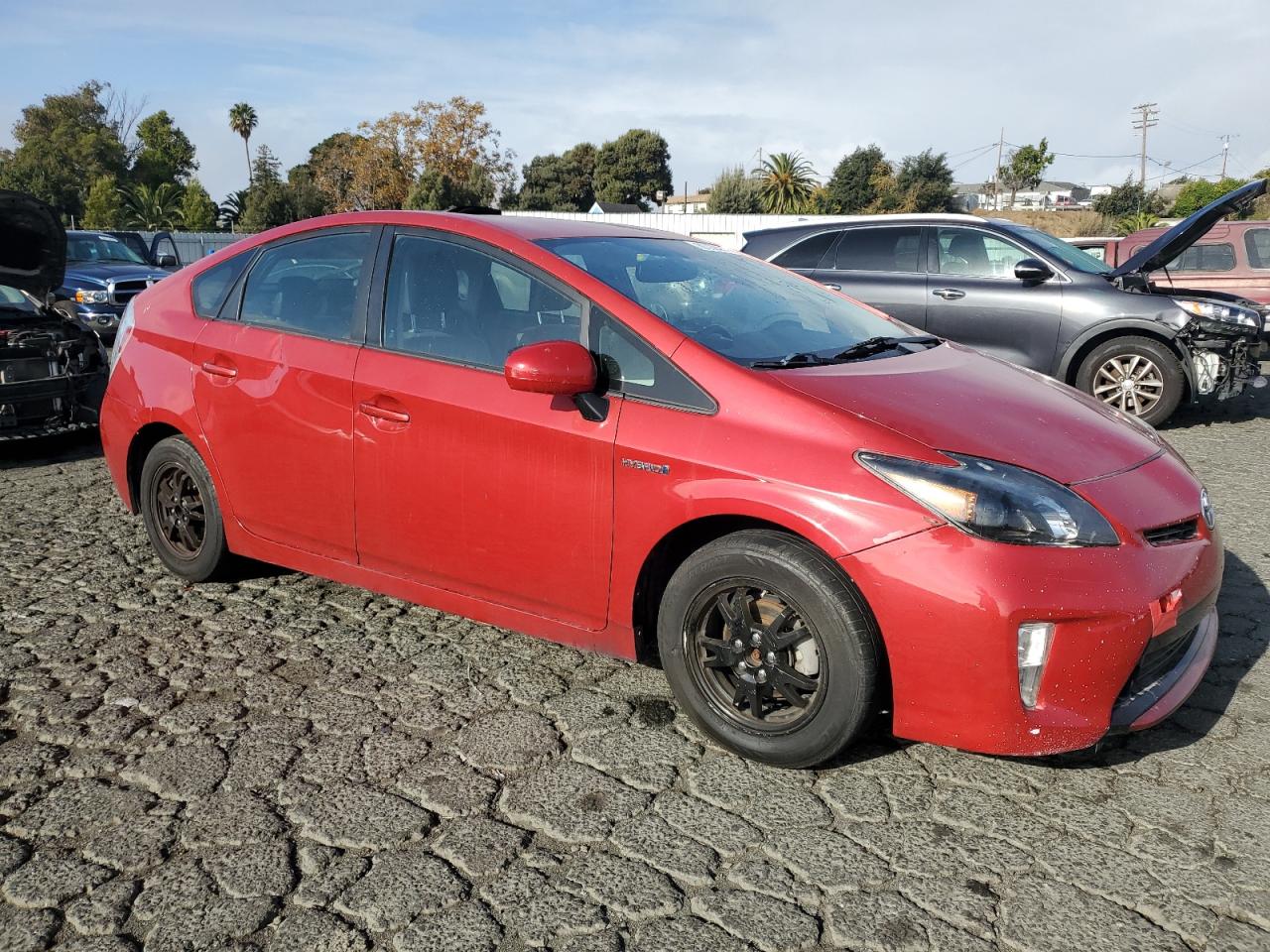 2012 Toyota Prius VIN JTDKN3DU9C5374526 Copart auction photo, mechanical / minor dent/scratches damage thumbnail 4