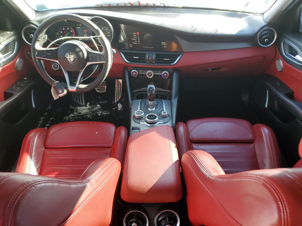 2019 Alfa Romeo Giulia VIN ZARFANBN0K7608050 Copart auction photo, rear end damage thumbnail 8