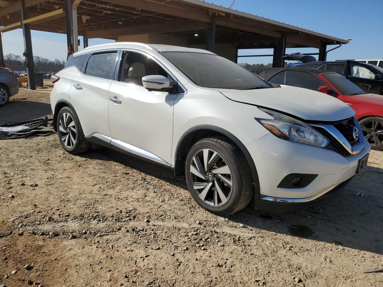 2017 Nissan Murano VIN 5N1AZ2MG7HN106839 Copart auction photo, side / rear end damage thumbnail 4