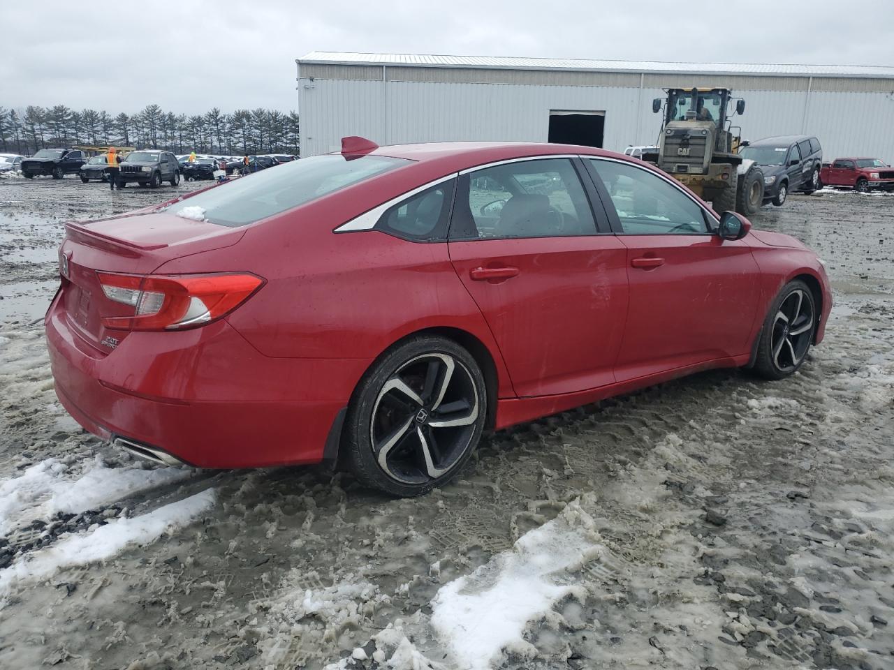 2018 Honda Accord VIN 1HGCV2E31JA043742 Copart auction photo, front end / rear end damage thumbnail 3