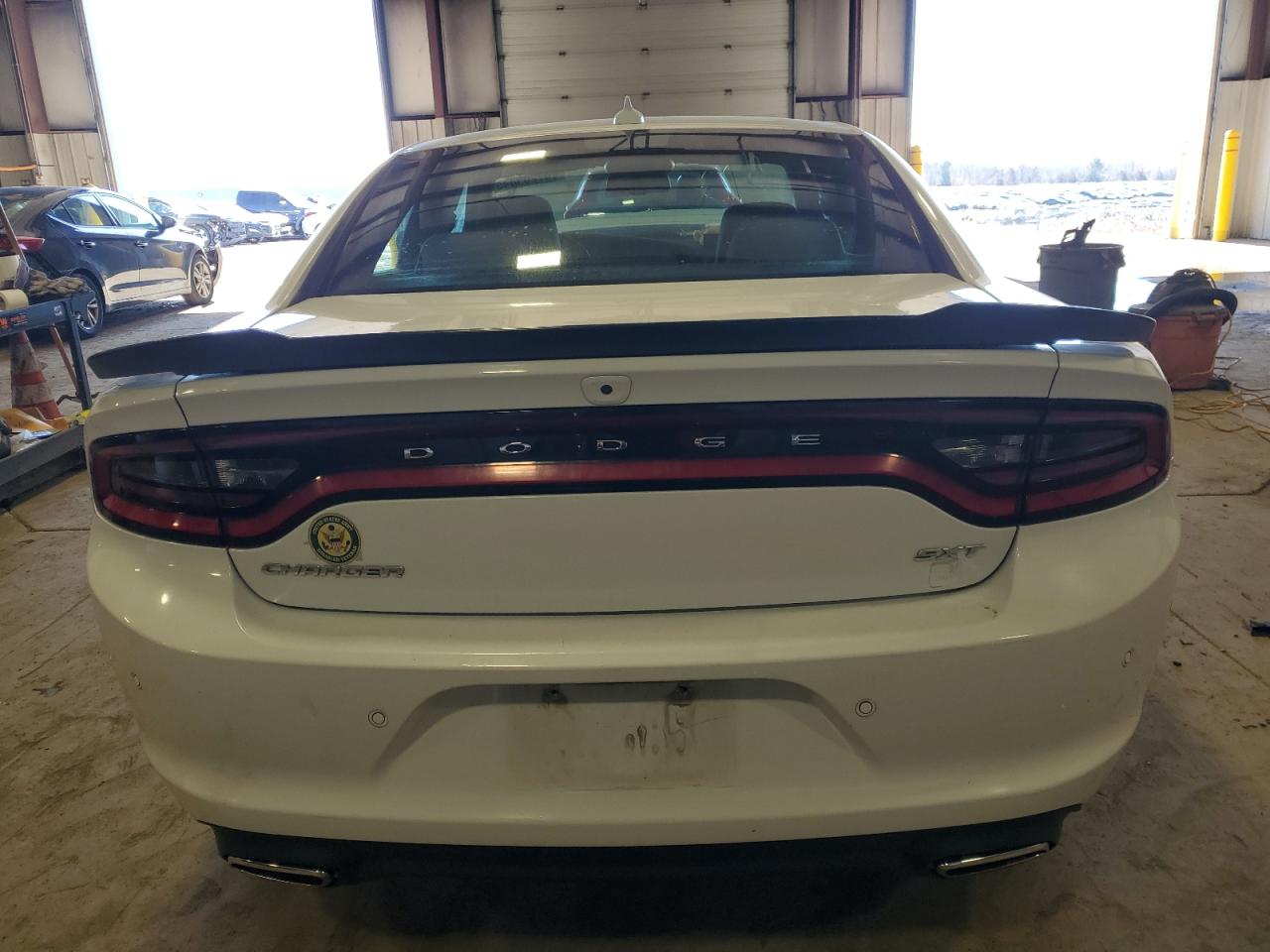 2018 Dodge Charger VIN 2C3CDXHG6JH124612 Copart auction photo, front end / top/roof damage thumbnail 6