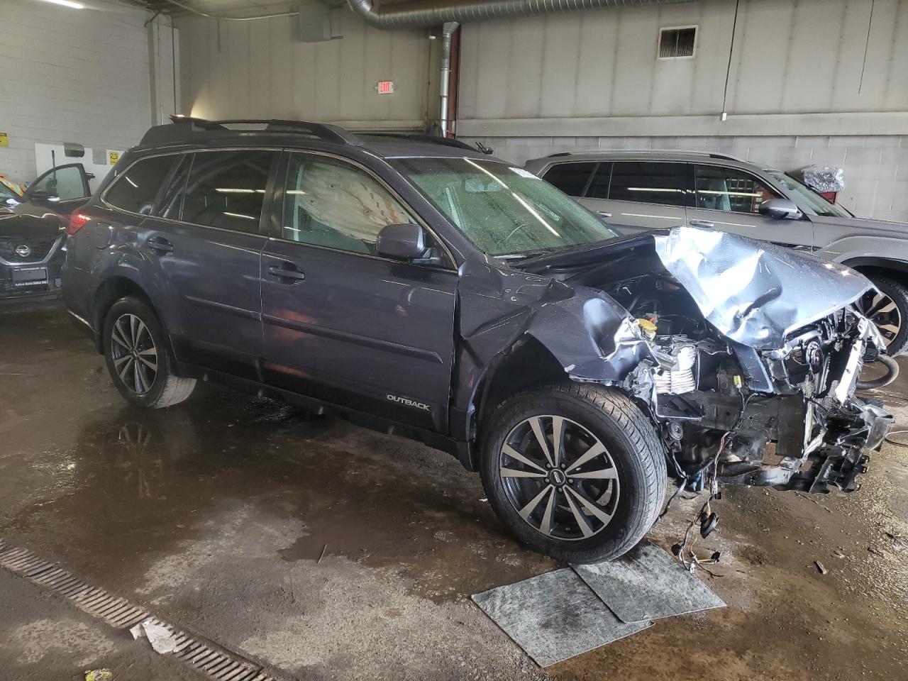 2014 Subaru Outback VIN 4S4BRBDC8E3225668 Copart auction photo, front end damage thumbnail 4