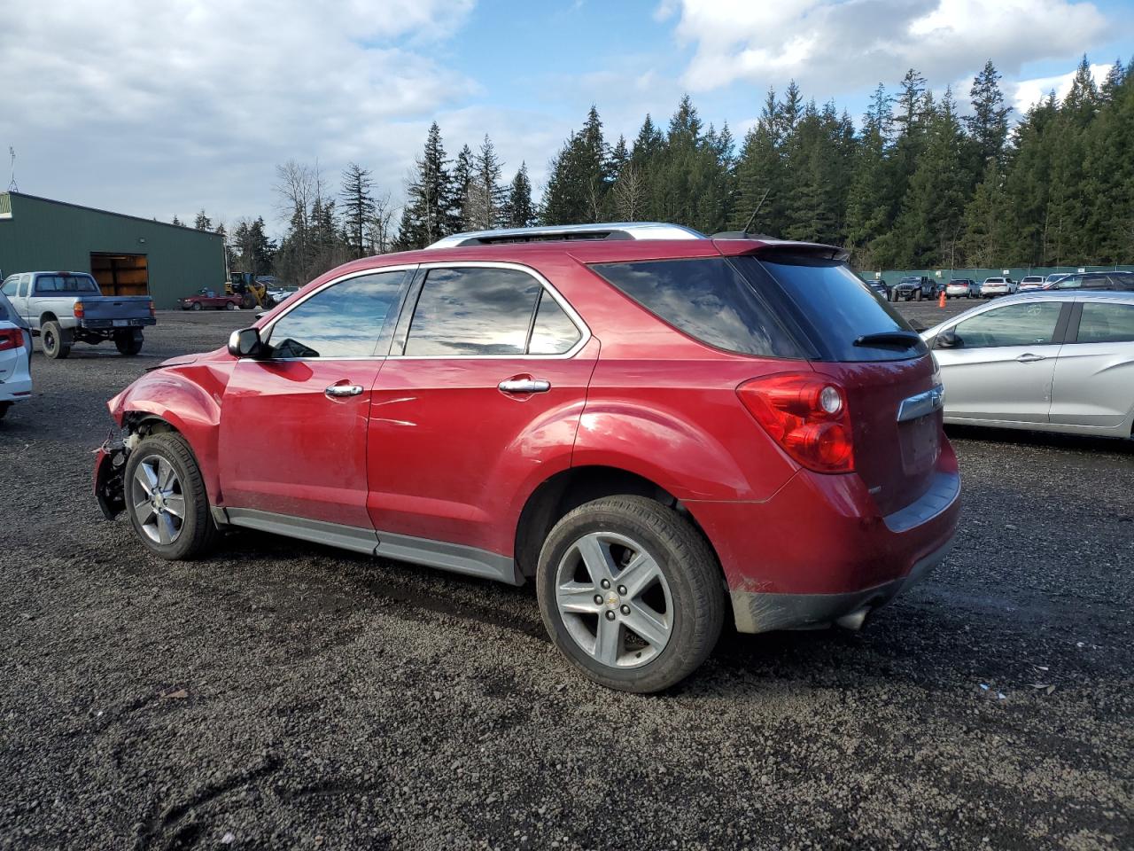 2015 Chevrolet Equinox VIN 2GNFLHE3XF6435201 Copart auction photo, front end damage thumbnail 2