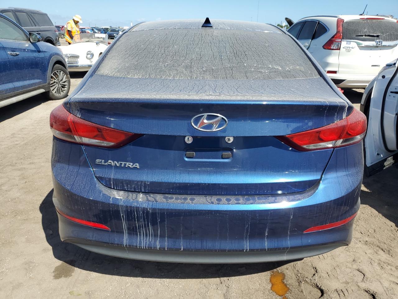 2017 Hyundai Elantra VIN 5NPD84LF3HH107611 Copart auction photo, water/flood damage thumbnail 6