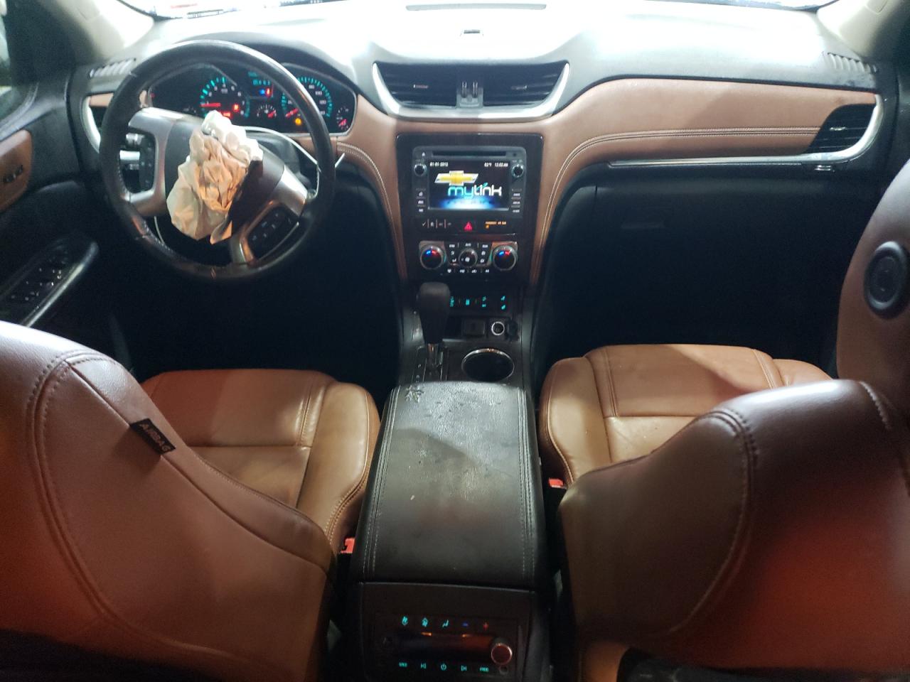 2016 Chevrolet Traverse VIN 1GNKRHKD0GJ321755 Copart auction photo, front end / side damage thumbnail 8