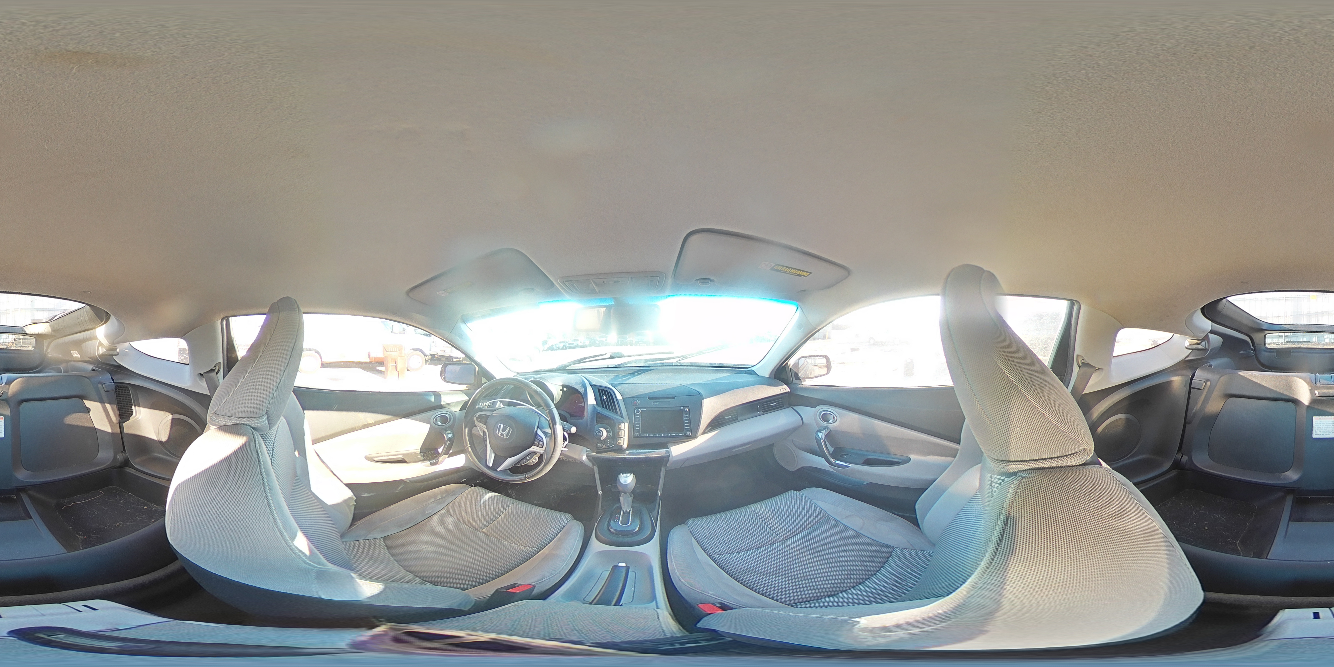 2011 Honda CR-Z VIN JHMZF1D66BS001427 Copart auction photo, front end / side damage thumbnail 13