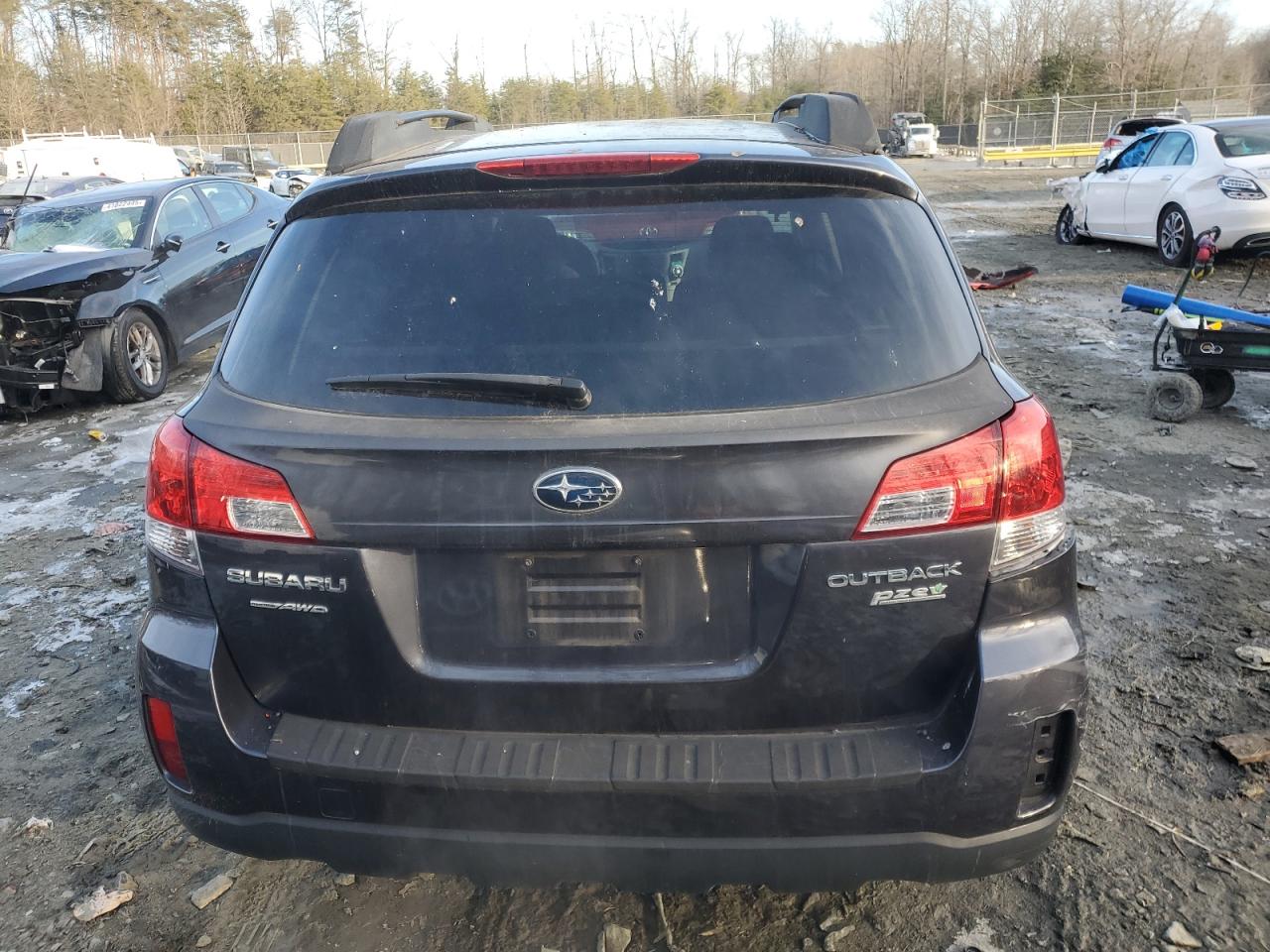 2012 Subaru Outback VIN 4S4BRBGC1C3261436 Copart auction photo, rear end damage thumbnail 6