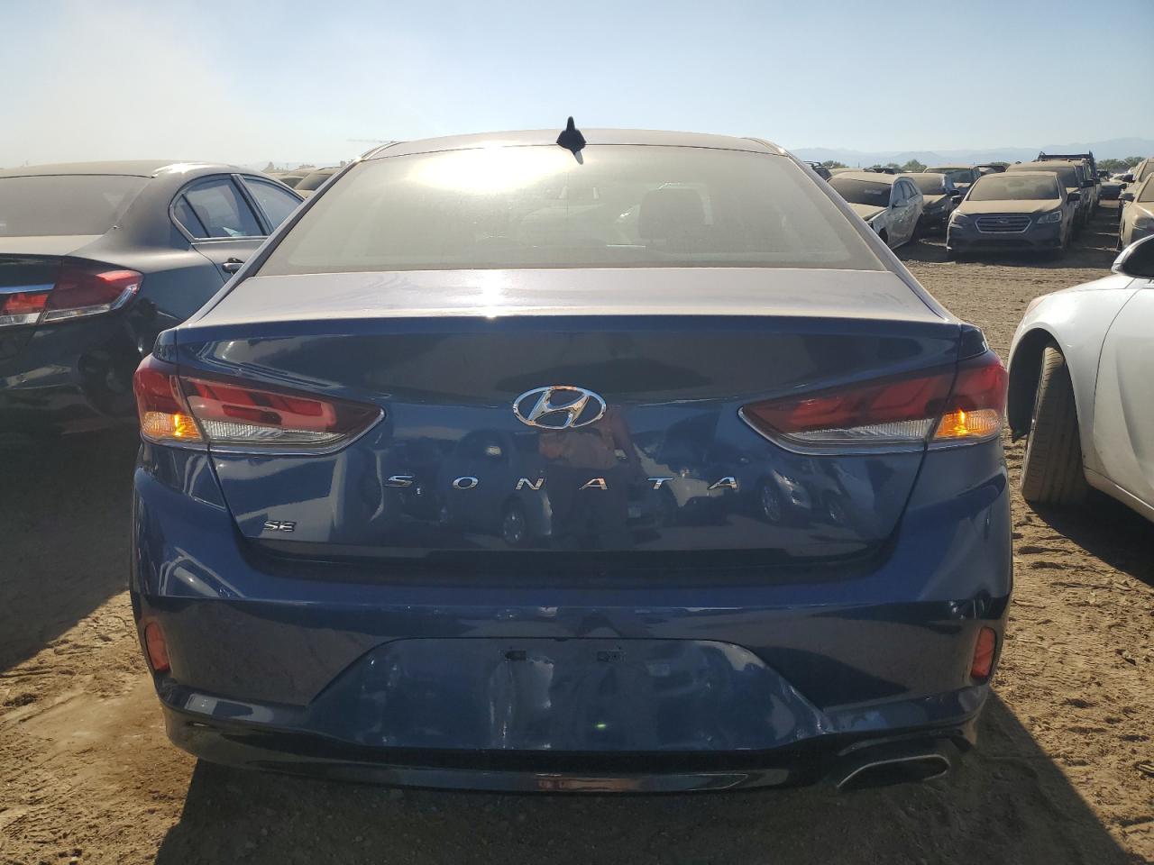 2019 Hyundai Sonata VIN 5NPE24AF2KH800735 Copart auction photo, side damage thumbnail 6