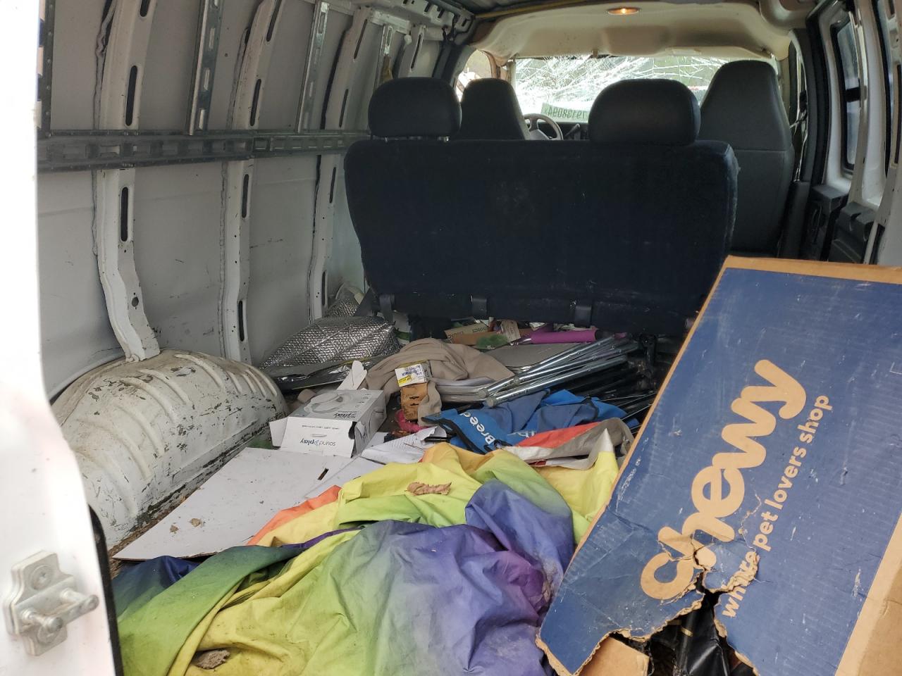 2009 Chevrolet Express VIN 1GCGG25C591170659 Copart auction photo, all over damage thumbnail 10