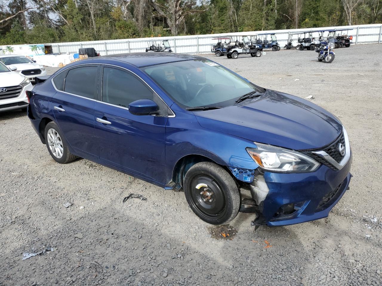 2018 Nissan Sentra VIN 3N1AB7AP6JY344896 Copart auction photo, rear end / front end damage thumbnail 4