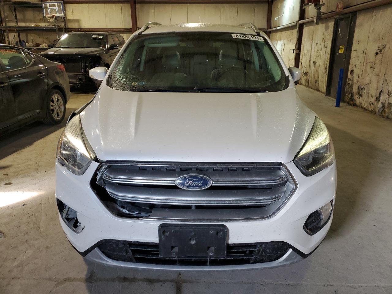 2017 Ford Escape VIN 1FMCU9J90HUC86810 Copart auction photo, front end / minor dent/scratches damage thumbnail 5