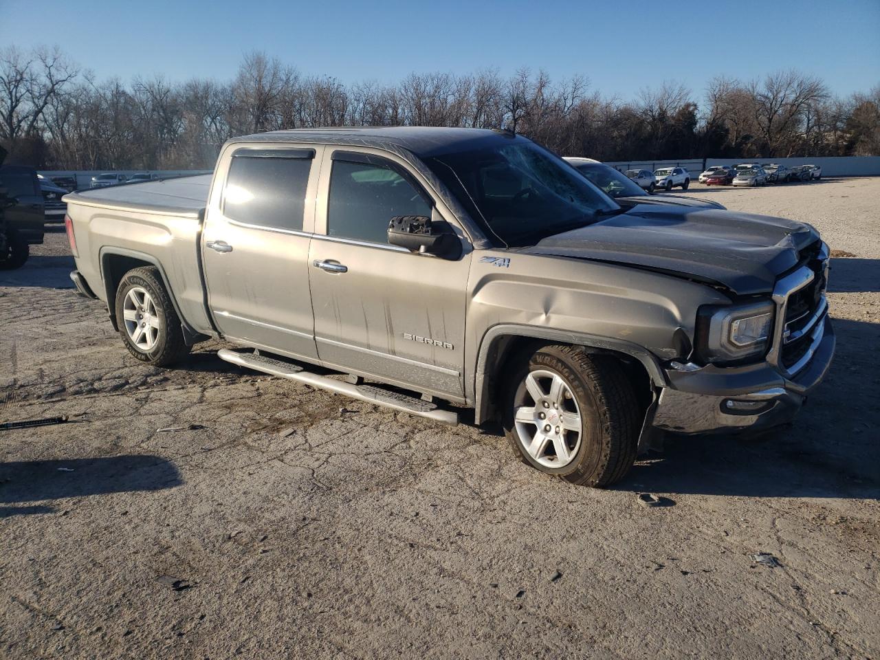 2017 GMC Sierra VIN 3GTU2NEC9HG326351 Copart auction photo, front end damage thumbnail 4
