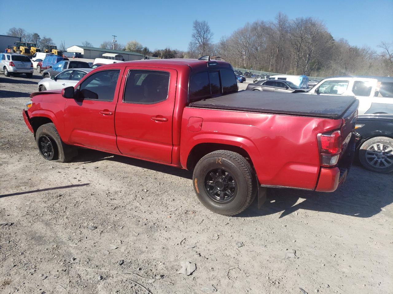 2020 Toyota Tacoma VIN 3TMCZ5AN7LM340418 Copart auction photo, front end / rear end damage thumbnail 2