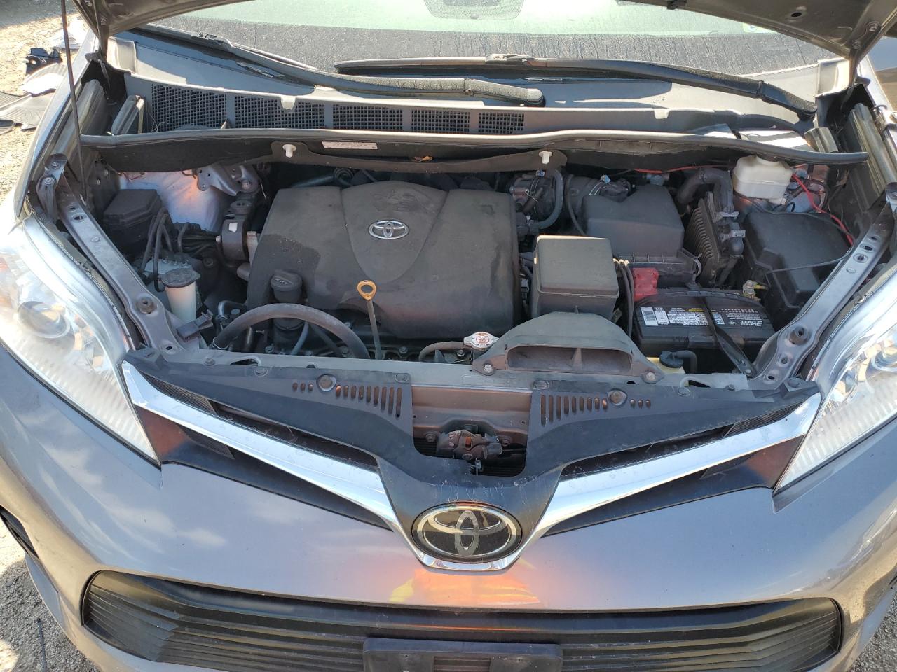 2020 Toyota Sienna VIN 5TDKZ3DC2LS036892 Copart auction photo, rear end damage thumbnail 13