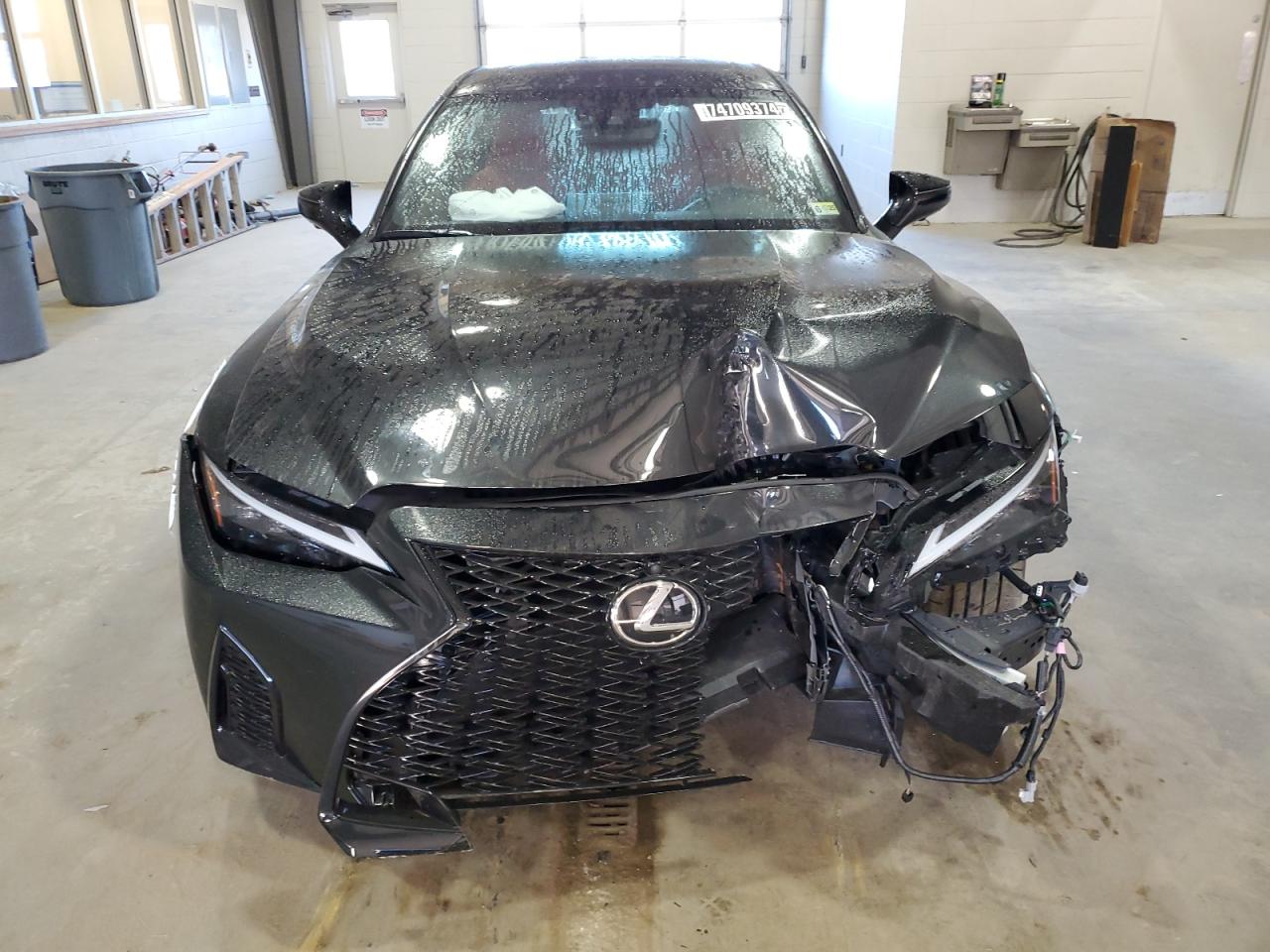 2024 Lexus IS VIN JTHAP1D20R5006090 Copart auction photo, front end damage thumbnail 5