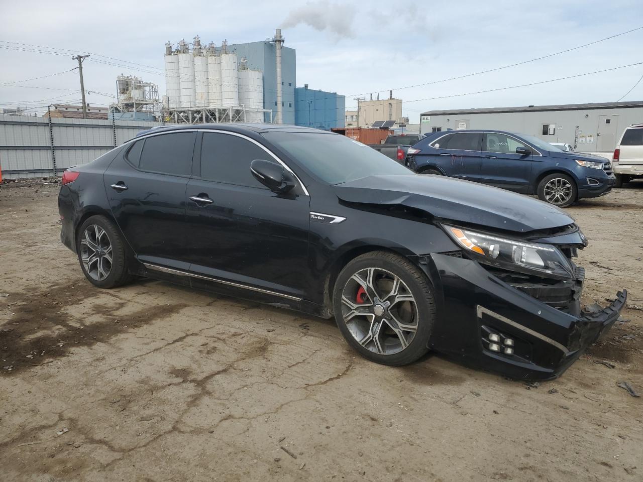 2015 KIA Optima VIN 5XXGR4A64FG460204 Copart auction photo, front end damage thumbnail 4