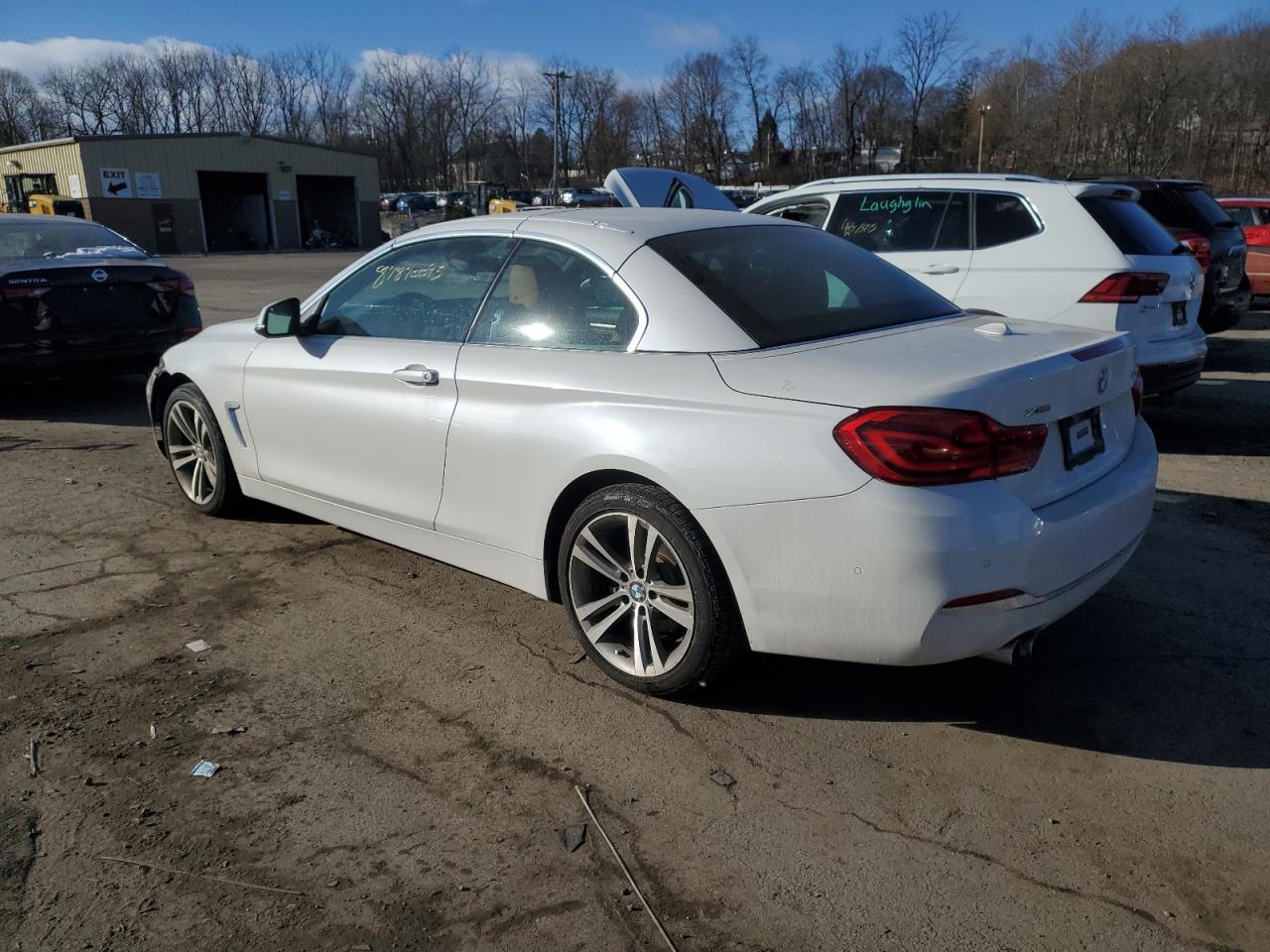 2018 BMW 4er VIN WBA4Z3C55JEC56297 Copart auction photo, front end / minor dent/scratches damage thumbnail 2