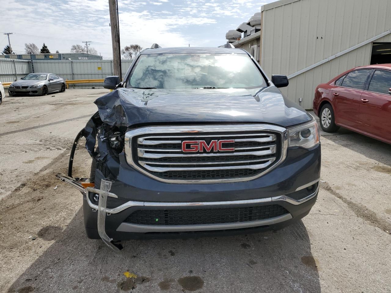 2019 GMC Acadia VIN 1GKKNLLS7KZ223020 Copart auction photo, rear end / front end damage thumbnail 5