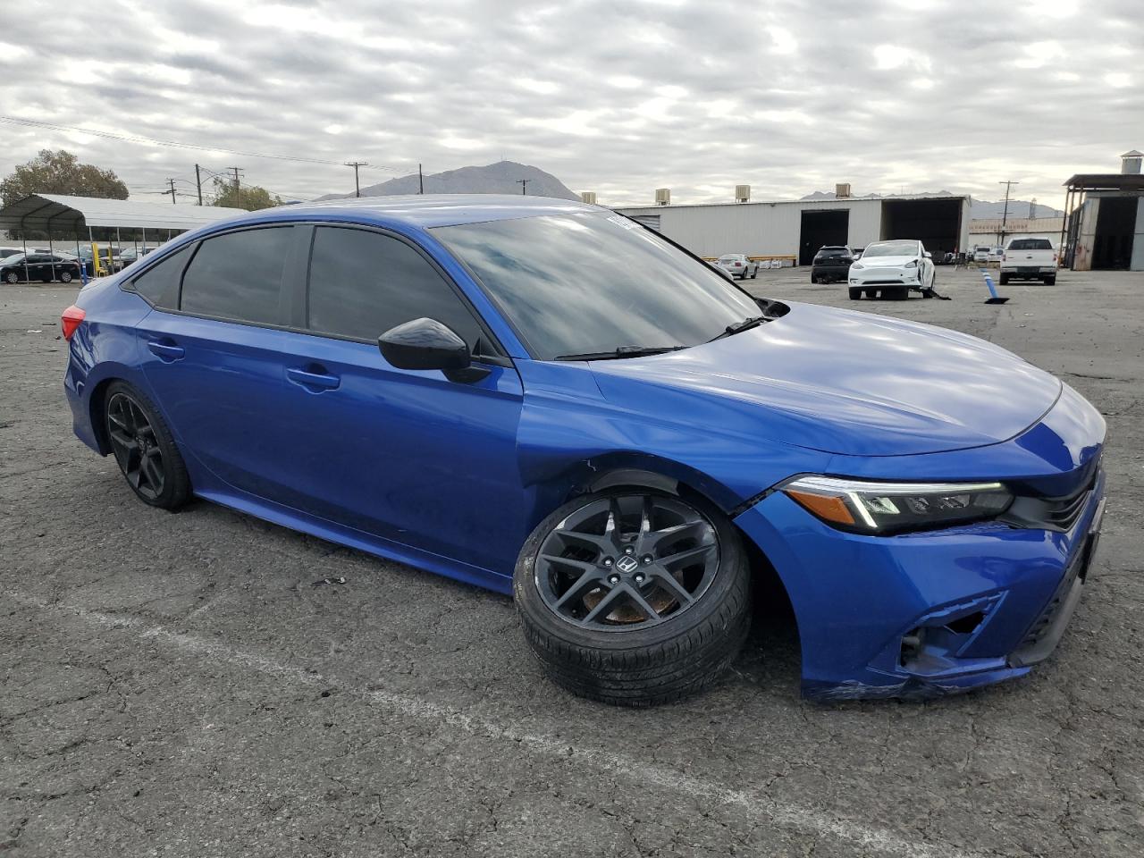 2022 Honda Civic VIN 2HGFE2F56NH518824 Copart auction photo, front end damage thumbnail 4