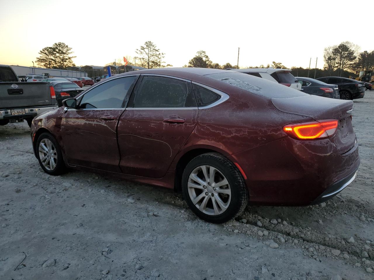 2015 Chrysler 200 VIN 1C3CCCAB4FN753133 Copart auction photo, front end / side damage thumbnail 2