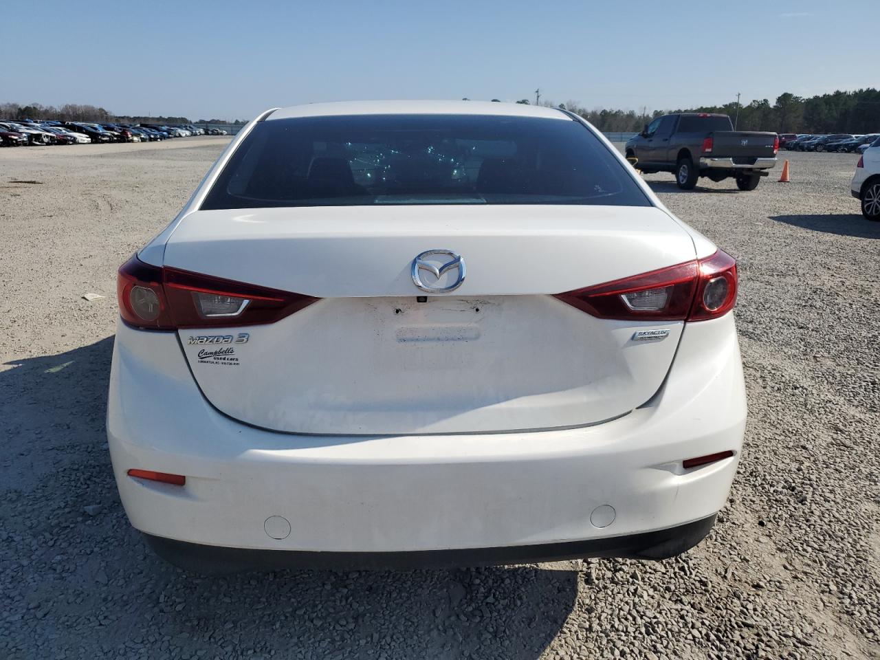 2016 Mazda 3 VIN JM1BM1U72G1304963 Copart auction photo, front end / side damage thumbnail 6