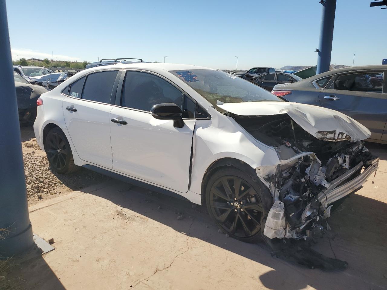 2022 Toyota Corolla VIN 5YFS4MCE2NP101789 Copart auction photo, front end damage thumbnail 4