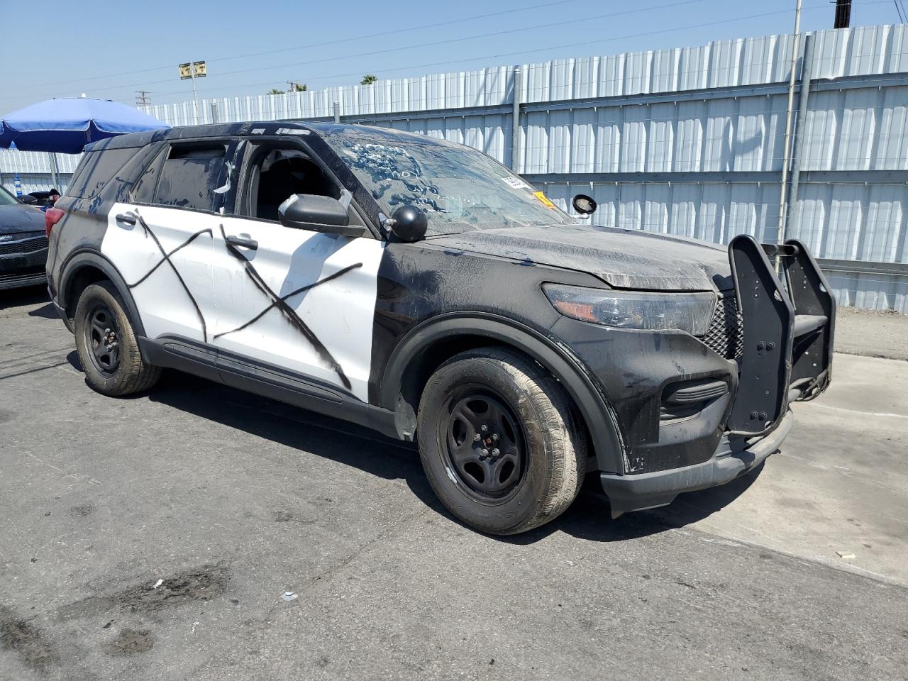 2020 Ford Explorer VIN 1FM5K8AB7LGA19005 Copart auction photo, all over damage thumbnail 4