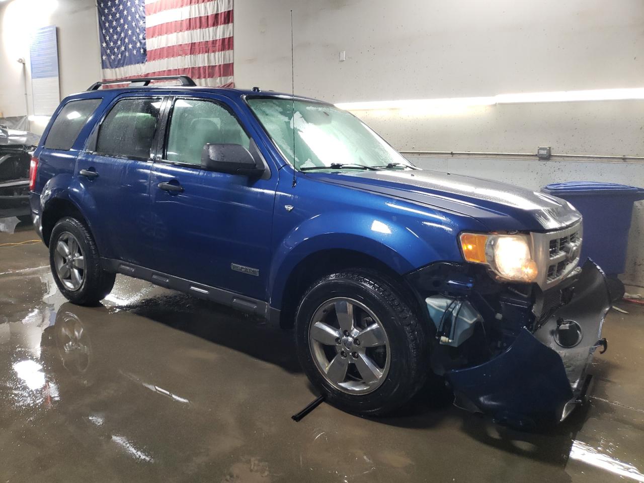 2008 Ford Escape VIN 1FMCU03198KA97300 Copart auction photo, front end damage thumbnail 4
