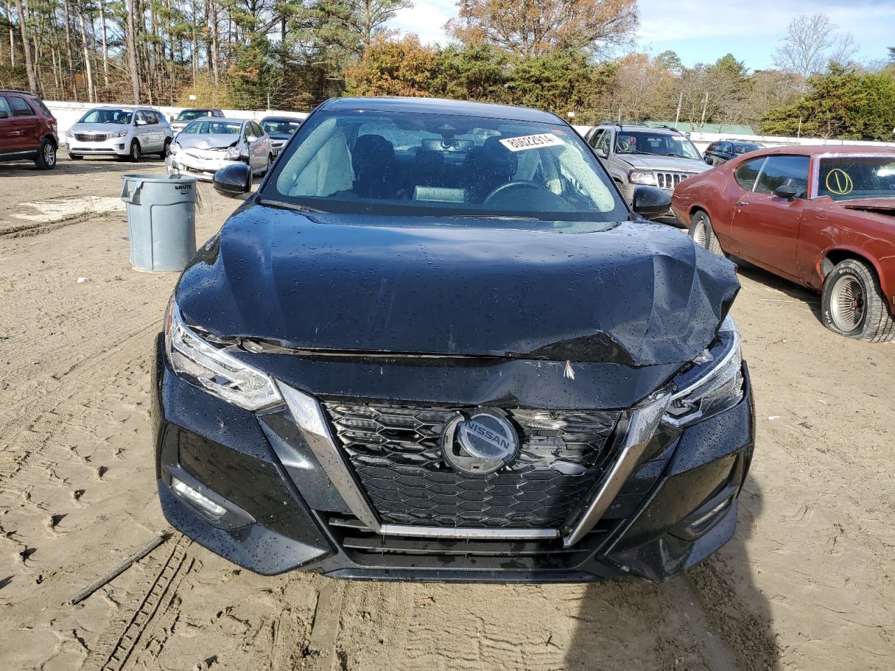 2020 Nissan Sentra VIN 3N1AB8DV8LY297518 Copart auction photo, front end damage thumbnail 5