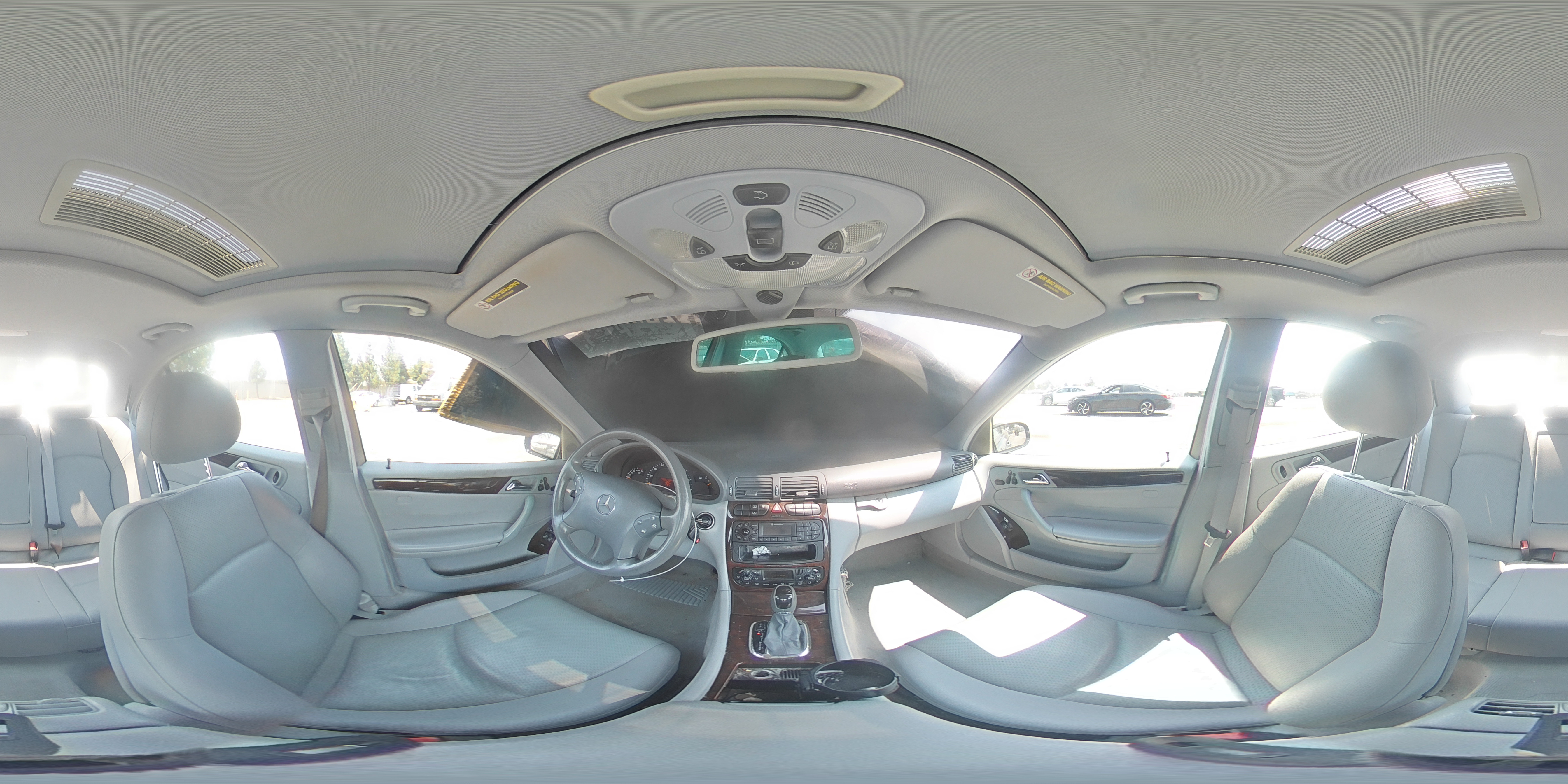 2004 Mercedes-Benz C-klasse VIN WDBRF64J64F506798 Copart auction photo, front end damage thumbnail 13