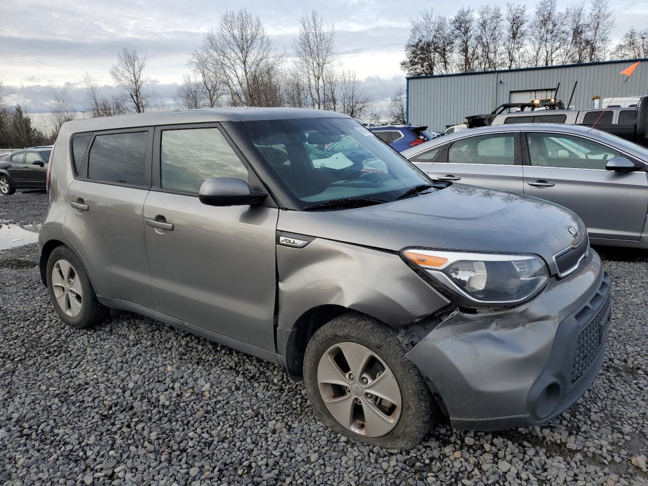 2015 KIA Soul VIN KNDJN2A2XF7122821 Copart auction photo, front end damage thumbnail 4