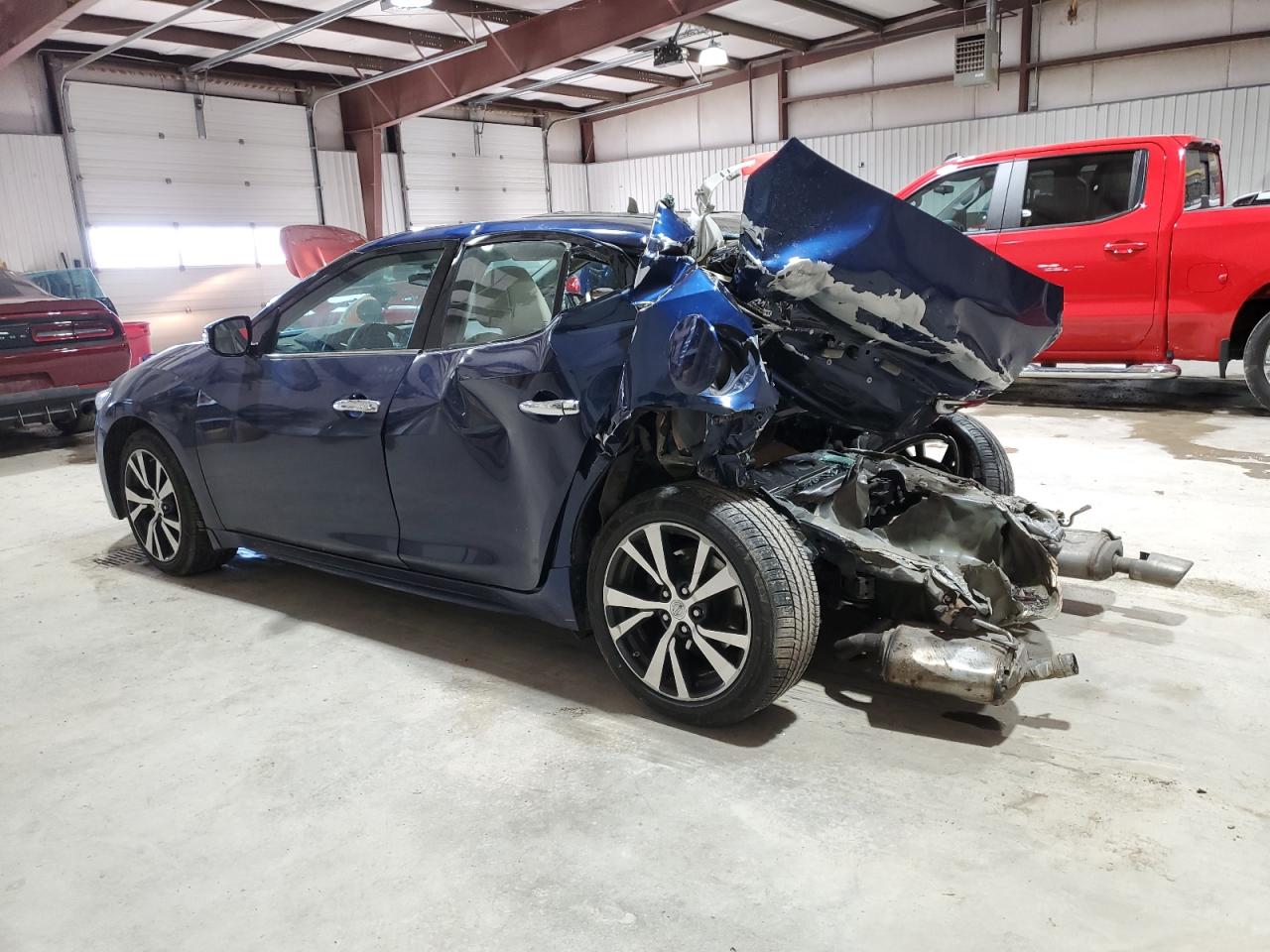 2017 Nissan Maxima VIN 1N4AA6AP7HC398761 Copart auction photo, rear end / side damage thumbnail 2