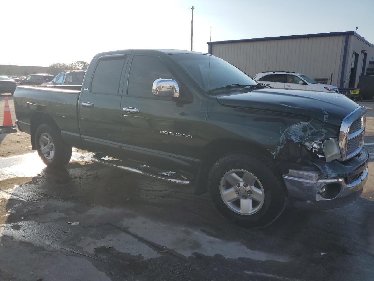 2002 Dodge RAM VIN 1D7HA18N72S575389 Copart auction photo, front end / side damage thumbnail 4