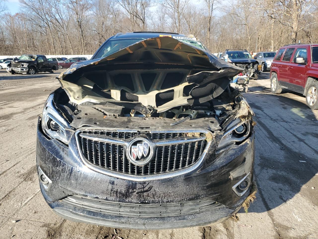 2020 Buick Envision VIN LRBFX2SA9LD084385 Copart auction photo, rollover damage thumbnail 5