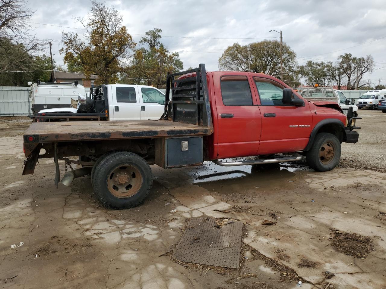 2003 Dodge RAM VIN 3D7MU48603G708888 Copart auction photo, front end damage thumbnail 3