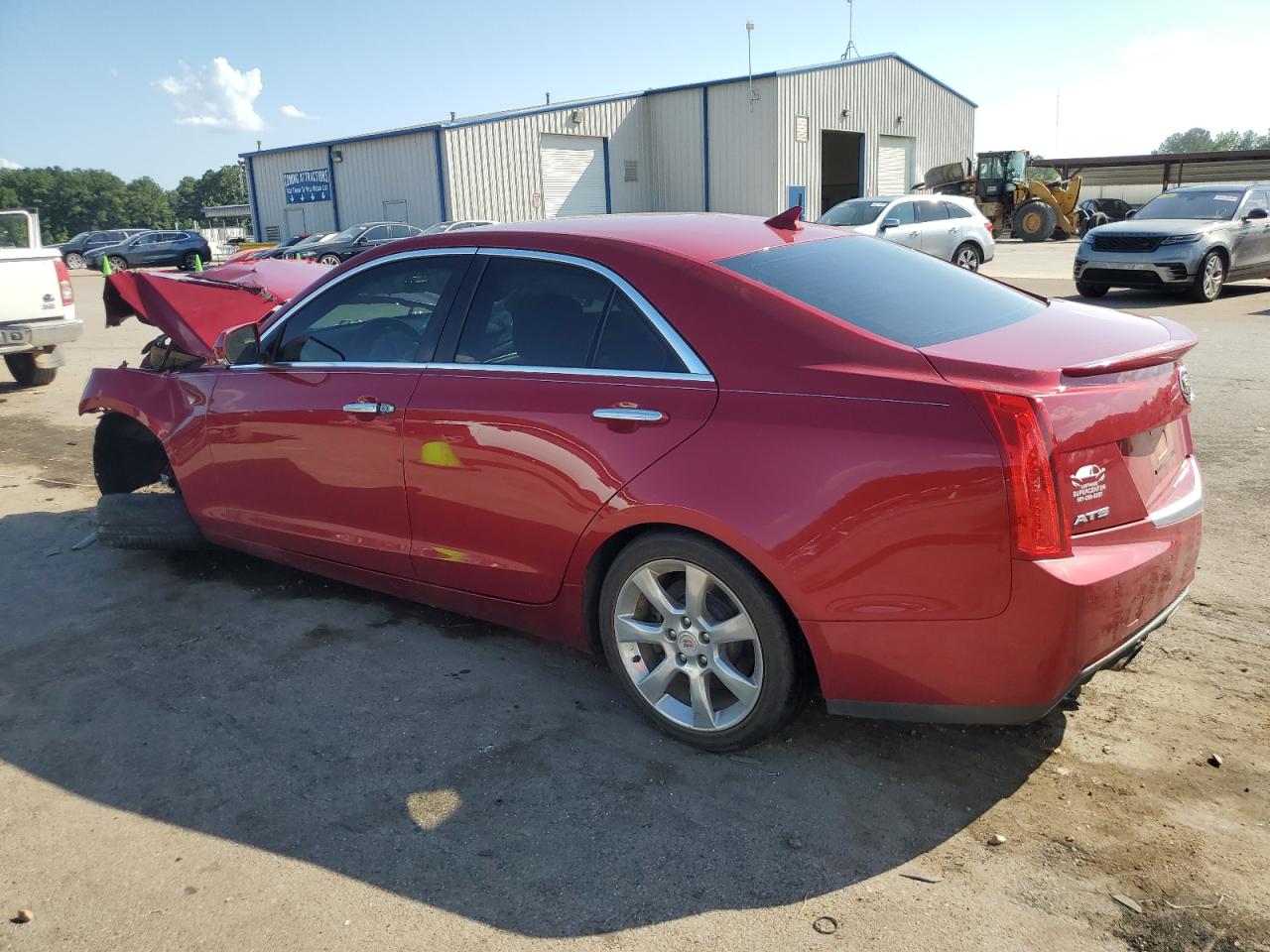 2013 Cadillac ATS VIN 1G6AB5RX3D0164895 Copart auction photo, front end / side damage thumbnail 2