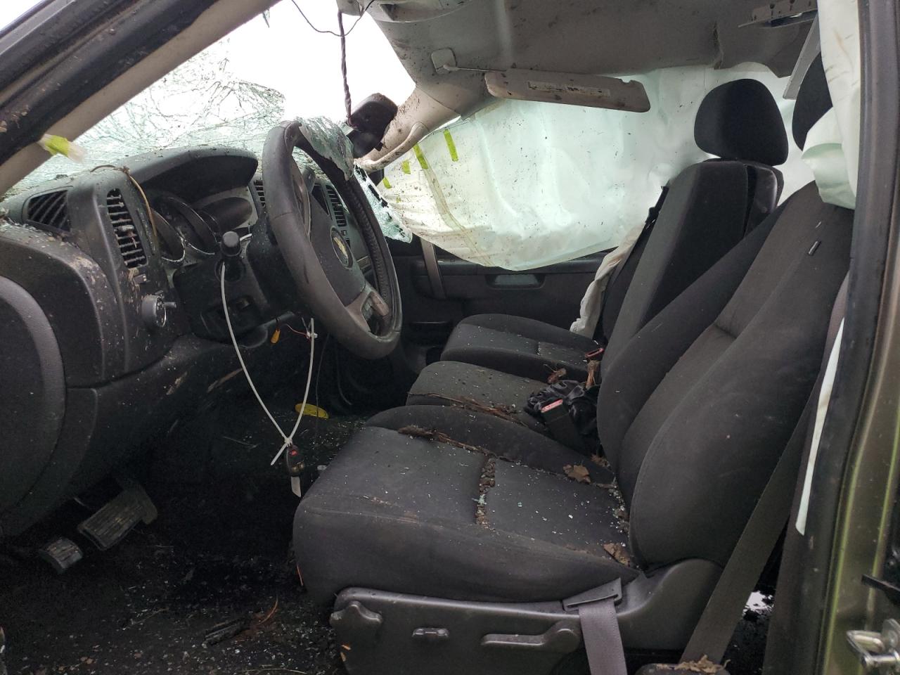 2013 Chevrolet Silverado VIN 1GCRCSE08DZ310370 Copart auction photo, rollover damage thumbnail 7