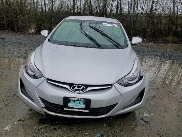 2014 Hyundai Elantra VIN KMHDH4AE5EU138463 Copart auction photo, front end / rear end damage thumbnail 10