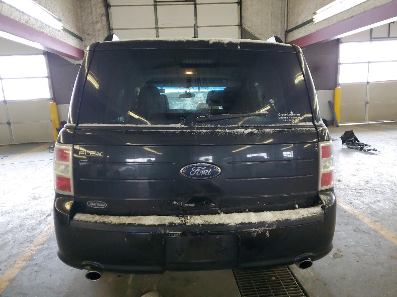 2014 Ford Flex VIN 2FMGK5B88EBD00167 Copart auction photo, all over damage thumbnail 6