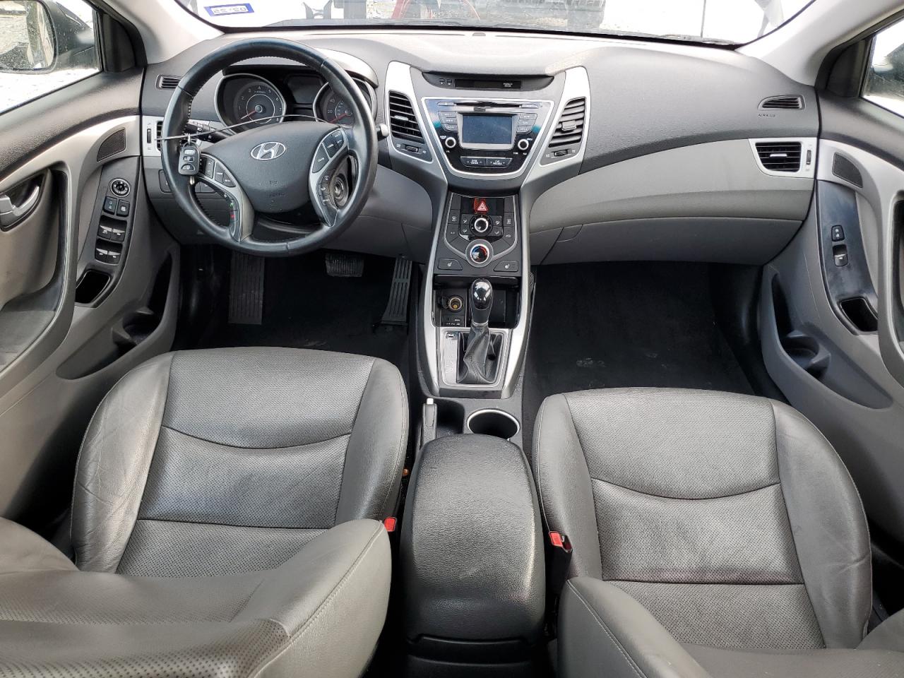 2014 Hyundai Elantra VIN KMHDH4AE8EU087265 Copart auction photo, front end damage thumbnail 8